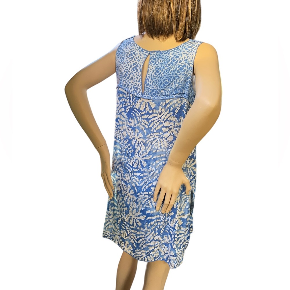 Blue Ginger Marina Lightweight Flowy Sleeveless Asymmetrical Top Tunic Size Med - Picture 9 of 11
